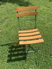 Biergartenstuhl Gartenstühle klappbar aus Holz/Metall