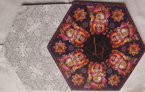 Blotter art ganesha double - blotter,