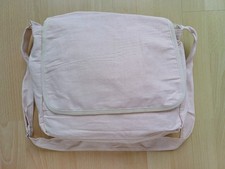 Kuriertasche  Umhängetasche Herren Unisex Natur Canvas Baumwolle Neuwertig