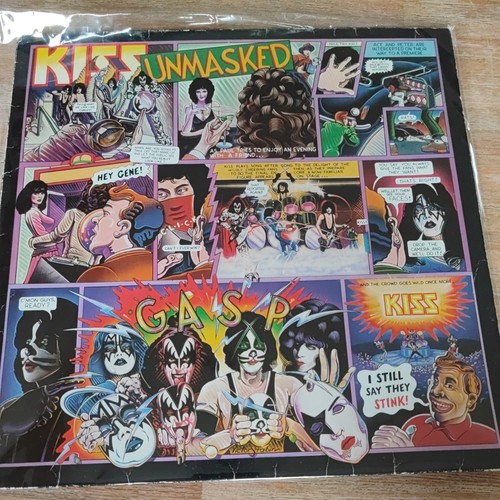 Kiss unmasked lp vinyl - kiss,