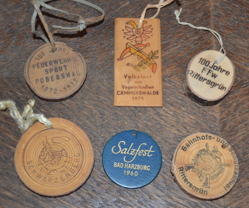 Konvolut holz plaketten 1960 - holz-plaketten,