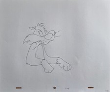 Warner Bros Animation Kunstproduktion Zeichnung SYLVESTER die Katze #103
