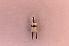 20 Stück neues Birnchen Skalenlampe Glühlampe 18V 26 mA  T1  Bi-Pin