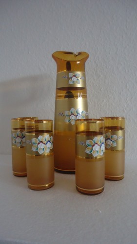 Bohemia glas wein set karaffe - bohemia,