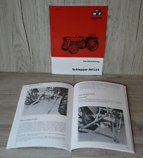 Massey Ferguson Bedienungsanleitung für Traktor MF133 MF 133