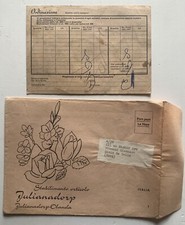 vintage LETTER POSTCARD