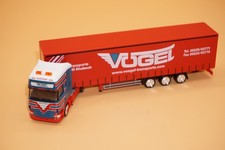 Herpa Spur H0 Scania Gardinenplanen-Sattelzug Vögel Ovp