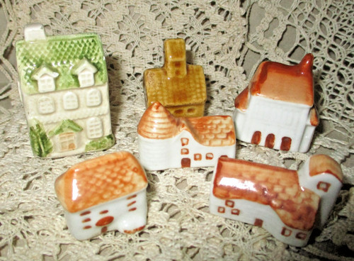 Vintage miniaturen figur - miniaturen, haus