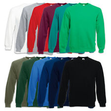 3er/5er Fruit of the Loom Sweatshirt Herren Pullover Classic Raglan S M L XL XXL