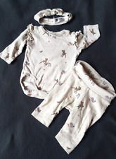 3-tlg H&M  Disney BAMBI & KLOPFER Set - Gr.62  - Body, Hose, Haarband  - TOP