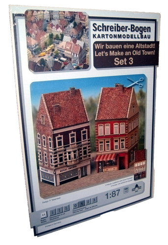 Kartonmodellbau altstadt set - +,