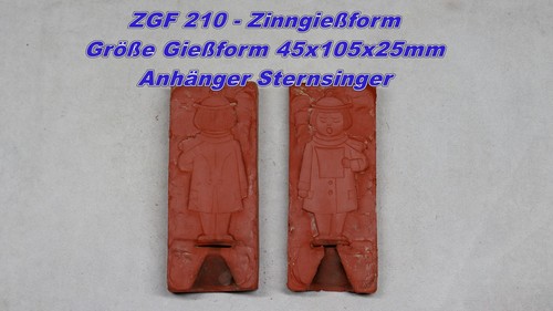 Zinngießform anhänger - zinngießform,