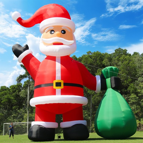 Großer aufblasbarer santa - großer,