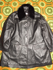 Cerruti 1881 Leder Parka Kurzmantel  Echtleder Gr.XL