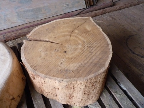 Holzstamm sitzhocker - holzstamm,