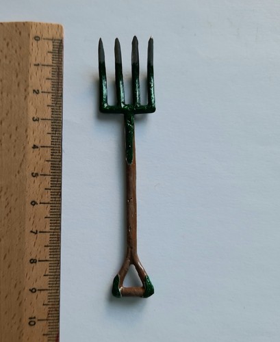 Miniatur heugabel aus - miniatur, zinn