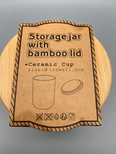 Bambus-Vorratsdose mit