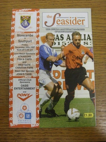 1997 morecambe v - 26.12.1997,