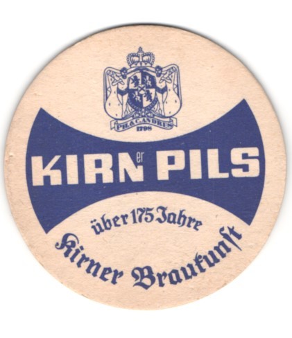 Bierdeckel kirner pils - kirner,