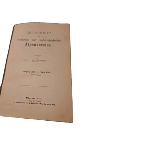 1877 alpenverein band viii - alpenverein, –