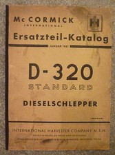 MC Cormick Schlepper D320 Ersatzteilkatalog (1961)