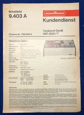 NordMende Service information