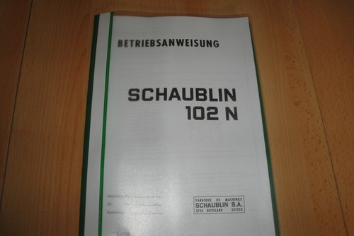 Schaublin 102n - schaublin,