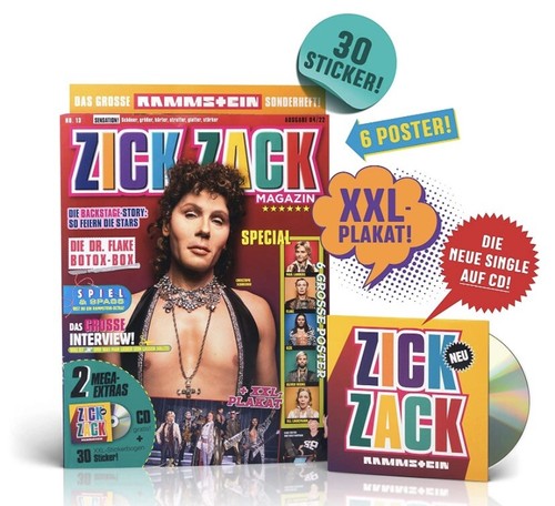 Rammstein zick zack - zick, cd