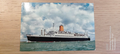 Postkarte passagierschiff - postkarte,