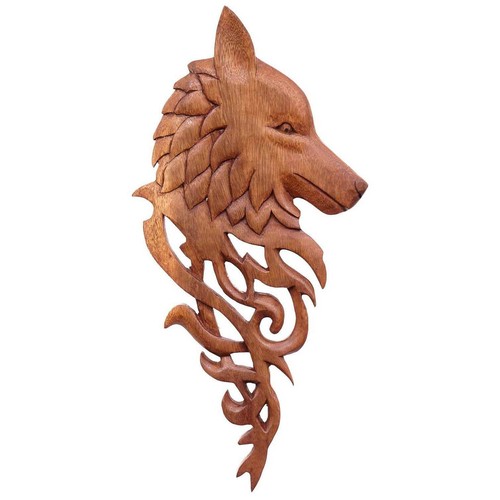 Wolf wandschmuck wand deko - wandschmuck,