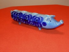 Adventsleuchter Keramik Figur Schwein entworfen von LISA LARSSON. Gustavsberg.