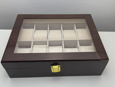 Aoutecen Uhrenbox Holz 10