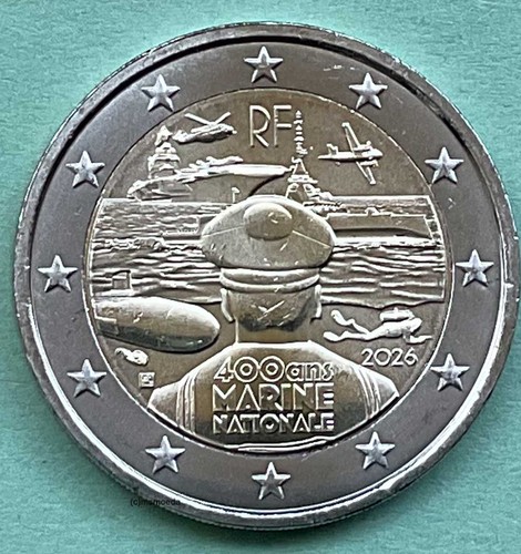 Frankreich euro gedenkmünze - 2,