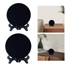 Obsidian kreisscheibe schwarz - obsidian,