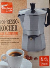 Espresso Kocher, Kaffee