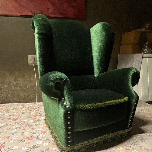 Vintage miniatur ohrensessel - vintage, miniatur-ohrensessel