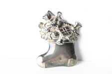 Weihnachtsschmuck Baumschmuck versilbert  Stiefel  ca 7 cm (287425)