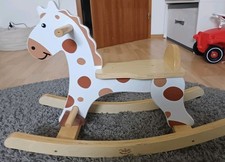 „Holz Schaukelpferd Kuh-Design – Kinder Schaukelspielzeug von Vilac“