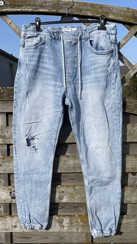 Denim jeans mit gummizug - jeans,