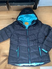 Nordcap Winterjacke schwarz mit mint Gr 42