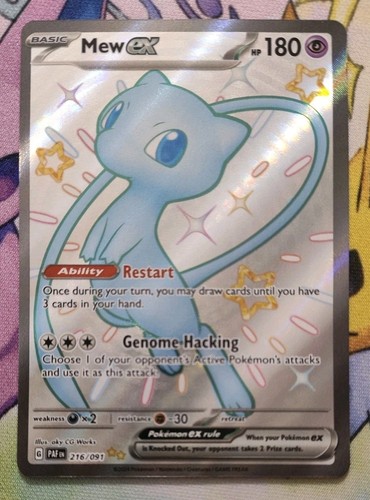 Pokemon karte mew 216 - karte, ex