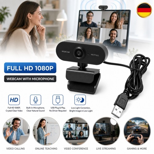 Webcam kamera 1080p - hd, usb
