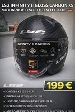 Motorradhelm  LS2, jethelme