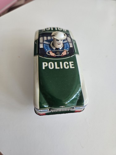 Vintage blech polizei auto - vintage,