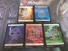 Mtg. Full Art Basic Land Set