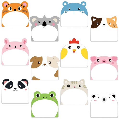 Haftnotizen set tierformen - 12,