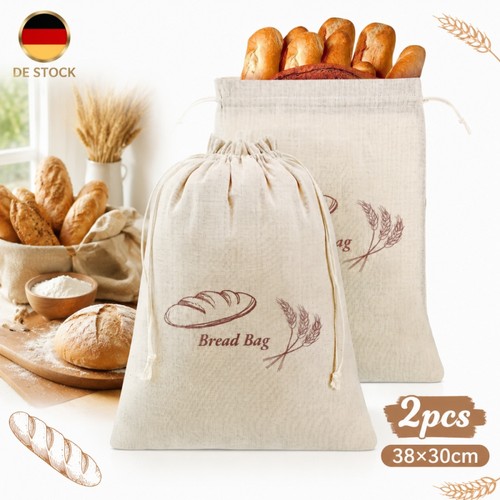 Brotbeutel leinen aufbewahrung - leinen,