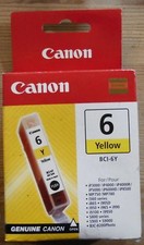Canon BCI-6Y Tinte yellow gelb  PIXMA iP3000 iP4000 iP5000 iP8500 i560 i865 i950