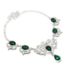 Handgefertigte Chromdiopsid