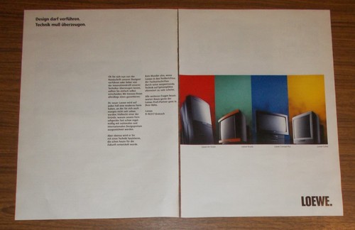 Seltene werbung vintage loewe - seltene,